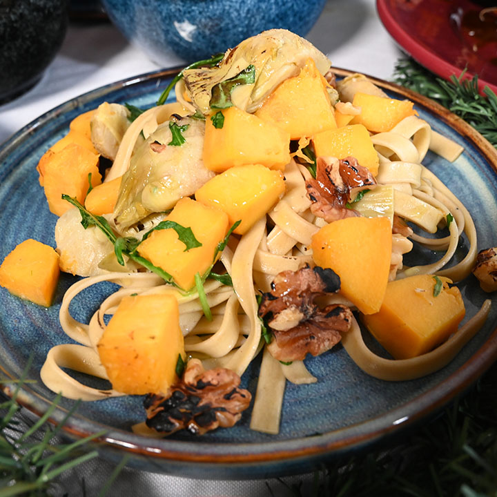 Tagliatelle with artichoke heart