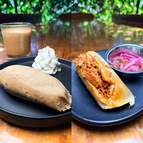 Enjoy these delicious tamalitos only in Centenario 107
