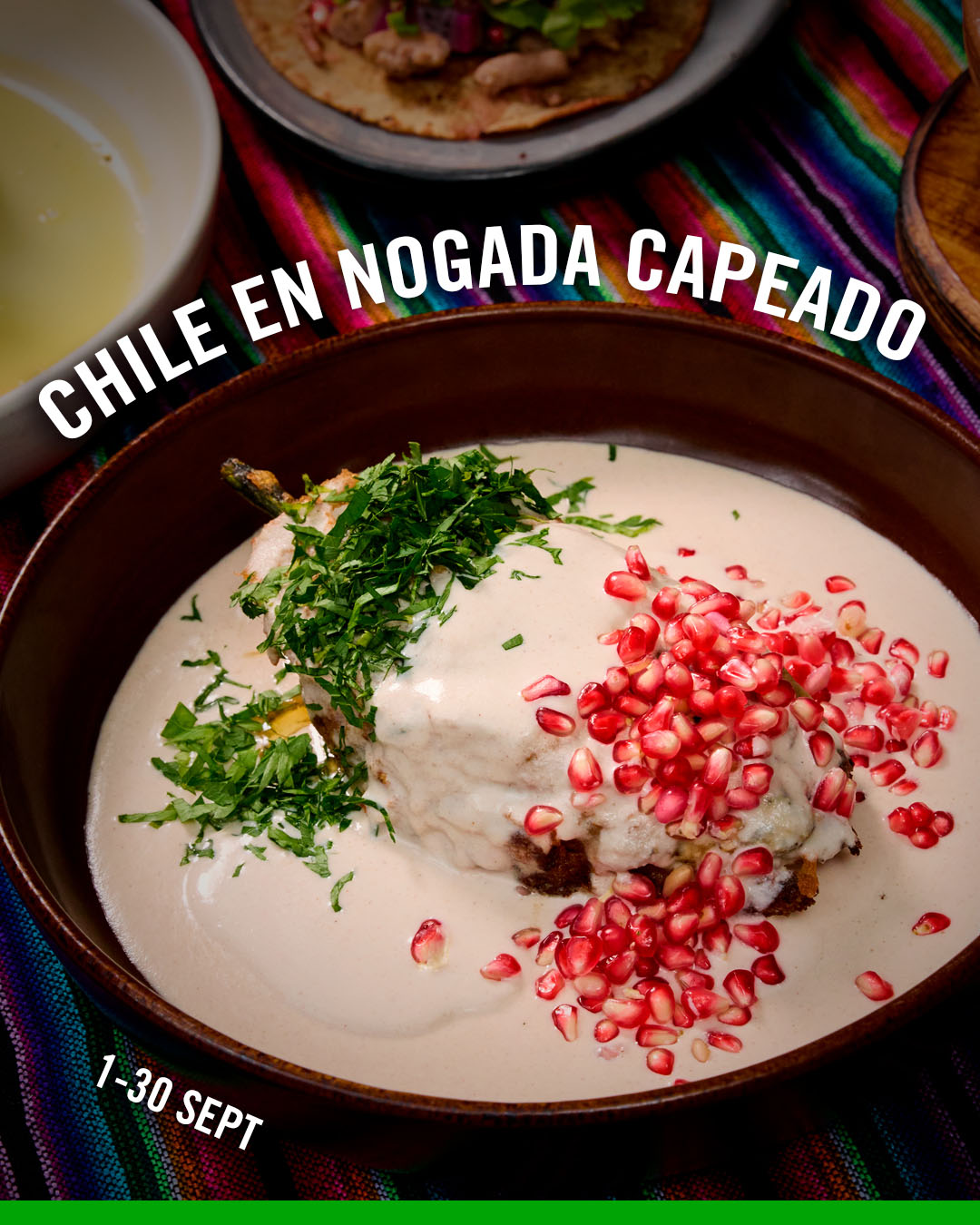 Chile en Nogada Capeado